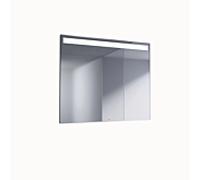 Kludi Luma - Miroir avec éclairage LED et chauffage, 80x68 mm, capteur tactile 17SP0600
