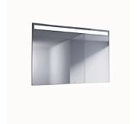 Kludi Luma - Miroir avec éclairage LED et chauffage, 100x68 mm, capteur tactile 17SP0700