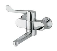 Kludi Mitigeur de lavabo mural Medi Care 349200524 chromé saillie 245 mm