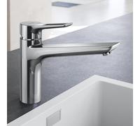 Kludi MIX Mitigeur de cuisine, basse pression, pivotant, 329050562,