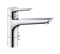 Kludi MIX Mitigeur de cuisine, basse pression, pivotant, avec raccordement d’appareils, 329070575,