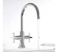 Kludi Nova Fonte - Robinet de lavabo avec vidage et bec orientable, chrome 201180520