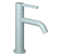 Kludi Nova Fonte - Mélangeur lavabo avec bec poussoir, EcoPlus, bleu clair mat 20289O415