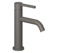 Kludi Nova Fonte - Mélangeur lavabo avec bec poussoir, EcoPlus, gris mat 20289O115