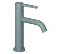 Kludi Nova Fonte - Mélangeur lavabo avec bec poussoir, EcoPlus, mat petrol 20289O315