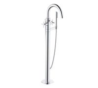 Kludi Nova Fonte - Mitigeur de baignoire pour montage au sol, chrome 205900520