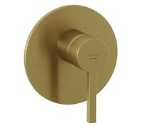 Kludi Nova Fonte - Mitigeur de douche encastré, doré brossé 20755N015