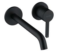 Kludi Nova Fonte - Mitigeur de lavabo encastré, 2 trous, noir mat 202453915