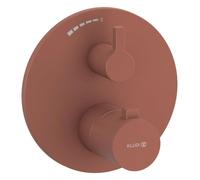 Kludi Nova Fonte - Mitigeur thermostatique de douche encastré, brique mate 20885O515
