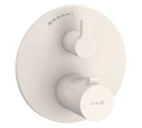 Kludi Nova Fonte - Mitigeur thermostatique de douche encastré, gris clair mat 20885O215