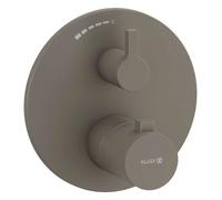 Kludi Nova Fonte - Mitigeur thermostatique de douche encastré, gris mat 20885O115