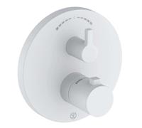 Kludi Nova Fonte - Mitigeur thermostatique encastré, 2 sorties, blanc mat 208305315