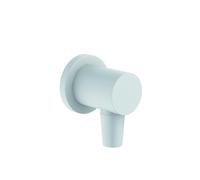 KLUDI NOVA FONTE Puristic Coude de raccordement pour flexible DN 15, 2054353-15, Couleur: Blanc mat