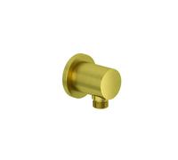 KLUDI NOVA FONTE Puristic Coude de raccordement pour flexible DN 15, 20543N0-15, Couleur: Or brossÃ©