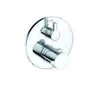 KLUDI NOVA FONTE PURISTIC Mitigeur thermostatique encastré pour douche, pour 1 consommateur, 208850515, Couleur: chrome