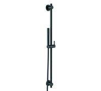 KLUDI NOVA FONTE Puristic Set de douchettes 1S 900mm, avec nettoyage rapide du calcaire, 2084039-15, Couleur: noir mat