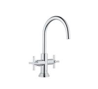 Kludi Nova Fonte - Robinet de lavabo avec vidage et bec orientable, chrome 201180520