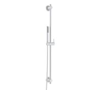 Kludi Nova Fonte - Set de douchette, barre de douche et flexible, blanc mat 2084053-15