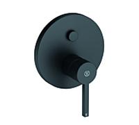 Kludi Nova Fonte set de finition 206633915 mitigeur bain/douche à encastrer, noir mat