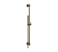 Kludi Nova Fonte - Set de pommeau de douche, barre et flexible, bronze brossé 20840N1-15