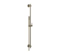 Kludi Nova Fonte - Set de pommeau de douche, barre et flexible, nickel brossé 20840N5-15
