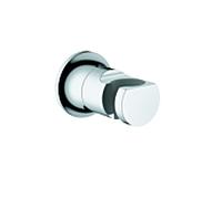 Kludi Nova Fonte support de douche mural 2055205-35 pour montage mural rigide, chromé
