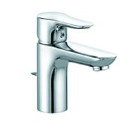 Kludi Objekta mitigeur lavabo 322340575 chromé , basse pression, avec garniture de vidage