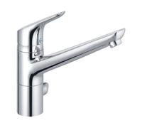 KLUDI OBJEKTA Mitigeur d'évier multi-usages, basse pression, Eco, levier fermé, chrome, 325770575