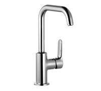 Kludi Mitigeur de lavabo sur pied Objekta 320240575 monocommande, levier latéral, bec 201 mm, chrome