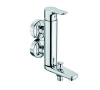 Kludi Mitigeur douche Objekta DN15 robinetterie monobloc verticale chromée