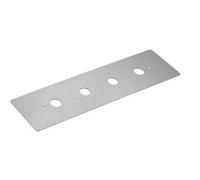 Kludi Plaque de montage 1602105 pour mitigeur de baignoire 4 trous chrome visible