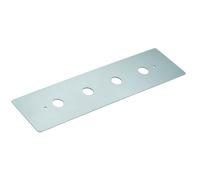 Kludi Plaque de montage 1602105 pour mitigeur de baignoire 4 trous chrome visible