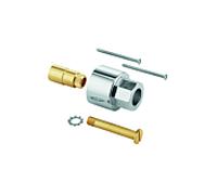 Kludi prolongement affleurant 757300500 chromé , pièce de rechange, 30 mm