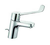 Kludi Pure & easy care 372870565 chromé, DN 15, avec jeu de déchets métalliques, levier clinique 180mm