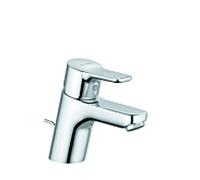 Kludi Pure & easy mitigeur lavabo 372850565 chromé , DN 15, avec mitigeur lavabo vidange en plastique