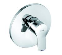 KLUDI PURE&EASY Mitigeur monocommandé encastré pour douche, montage mural, 25 l/min, chrome, 376550565