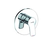 KLUDI PURE&EASY Mitigeur monocommandé encastré pour douche, montage mural, 28 l/min, chrome, 377550565