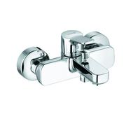 KLUDI PURE&EASY Mitigeur monocommandé pour bain et douche, montage mural, chrome, 376810565