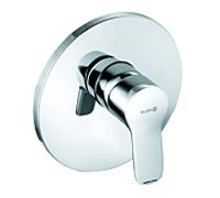 KLUDI PURE&EASY Mitigeur monocommandé encastré pour douche, montage mural, 25 l/min, chrome, 376550565