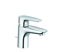 Kludi Pure & solid mitigeur lavabo 342760575 chromé , DN 15, avec déchets métalliques, basse pression