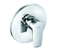 Kludi Pure & solid trim set 346550575 chrome, mitigeur de douche encastré