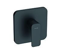 Kludi Pure & style 406553975 Mitigeur de douche à encastrer, montage mural, noir mat