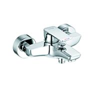Kludi Pure & style mitigeur bain 406810575 chromé, montage mural