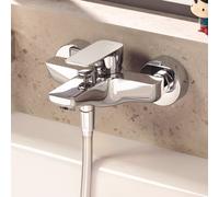 Kludi PURE&STYLE Mitigeur de baignoire en applique, Mitigeur monocommande, 406810575,