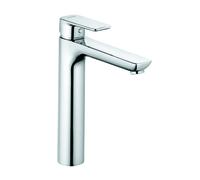 KLUDI PURE&STYLE Mitigeur monocommandé pour lavabo, hauteur de bec 215mm, sans garniture d'écoulement, 402960575, Couleur: chrome