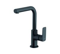 Kludi Pure & style mitigeur lavabo 400243975 bec pivotant, noir mat