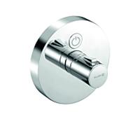 Kludi Mitigeur de douche Push 389020538 thermostatique encastré chromé 1 sortie