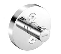 Kludi Push - Mitigeur de douche thermostatique encastré, 2 sorties, chrome 389120538