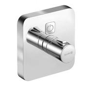 Kludi Push - Mitigeur de douche thermostatique encastré, pour 1 sortie, chrome 389010538