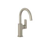 Kludi Renon - Mitigeur de lavabo avec bec pivotant, nickel brossé 42028N575